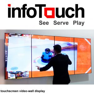 InfoTouch video-wall 55" touch display