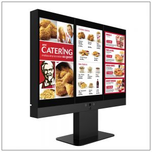 InfoTouch drive-in 55" meniu electronic exterior