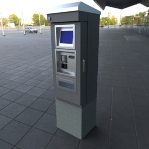 InfoTouch terminal outdoor pentru plata parcare